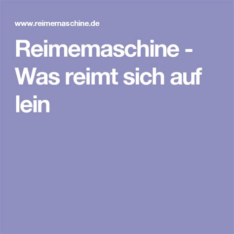 was reimt sich auf freunde|Reimemaschine .